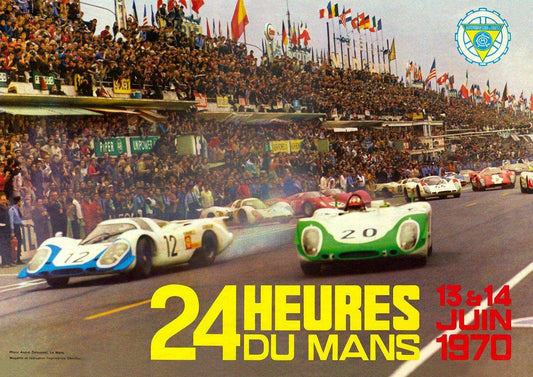 1970 Le Mans 24h Poster - Grand Prix Posters