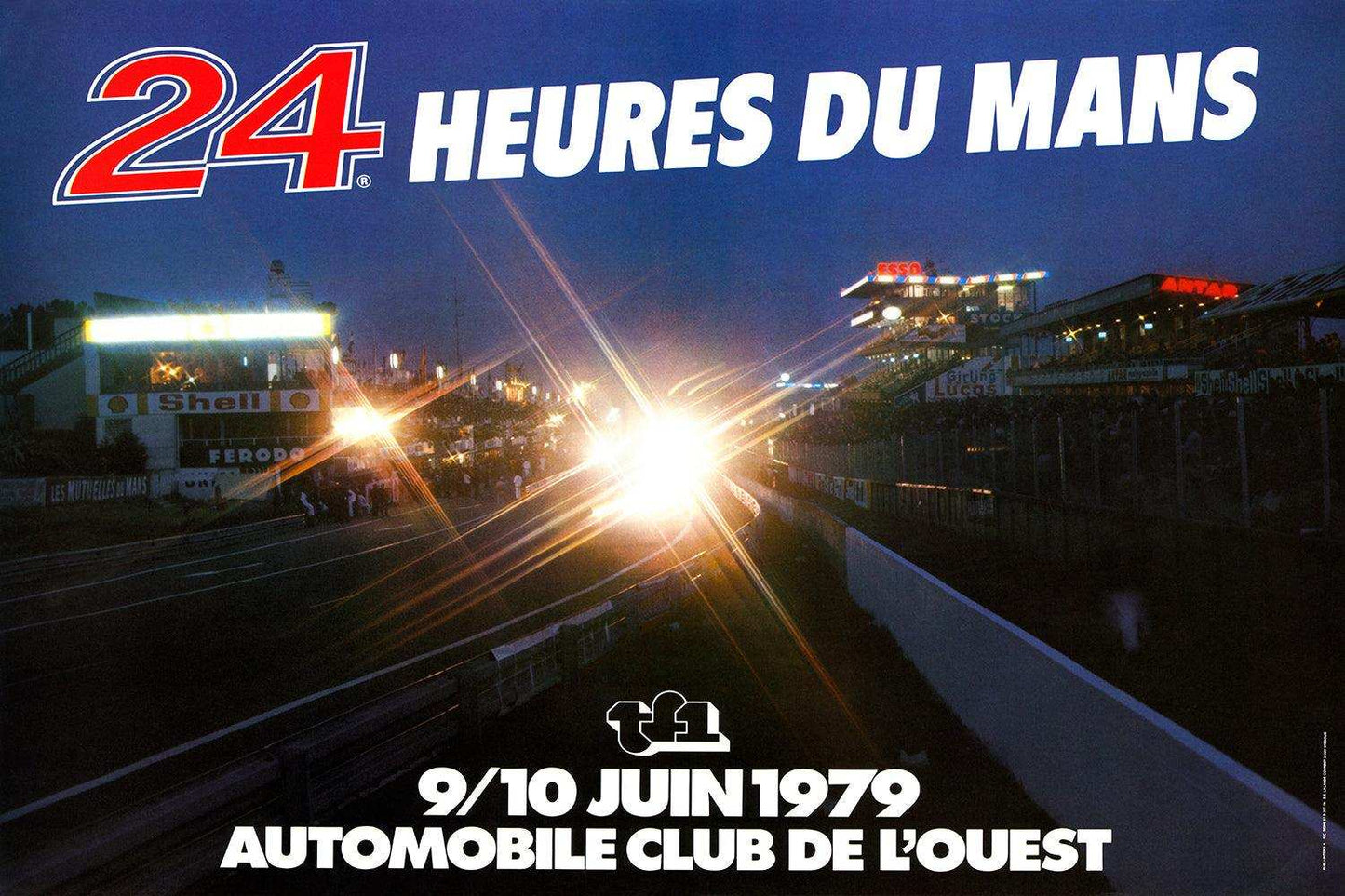 1979 Le Mans 24h Poster - Grand Prix Posters