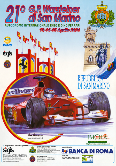 2001 Formula One Italian Grand Prix San Marino