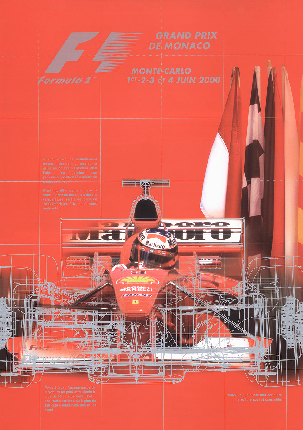 Grand Prix Poster - Monaco 2000 – Grand Prix Posters