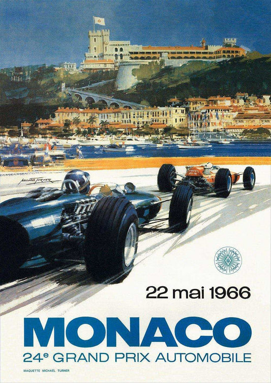 1966 Monaco Grand Prix Posters - Grand Prix Posters
