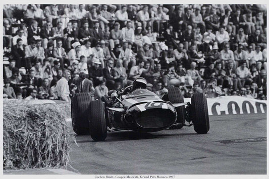 1967 Jochen Rindt Monaco Grand Prix Poster - Grand Prix Posters