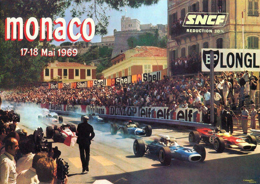 1969 Monaco Grand Prix Posters - Grand Prix Posters