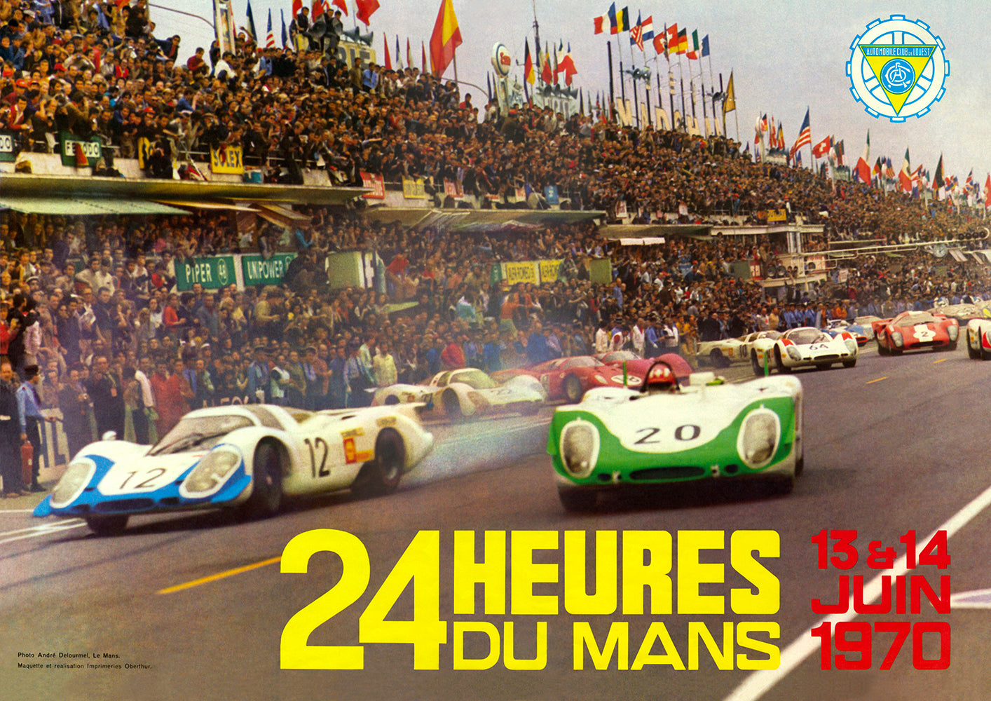 1970 Le Mans 24h Poster