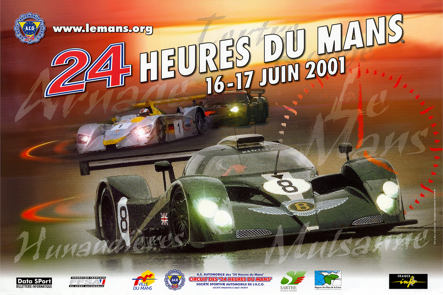 2001 Le Mans 24h Poster