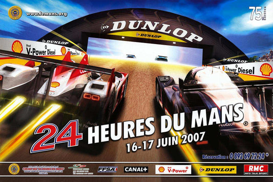 2007 Le Mans 24h Poster - Grand Prix Posters