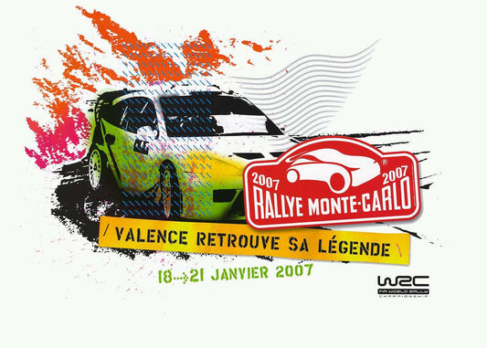 2007 WRC Rally Monte-Carlo - Grand Prix Posters