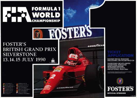 1990 Formula One Fosters British Grand Prix Silverstone
