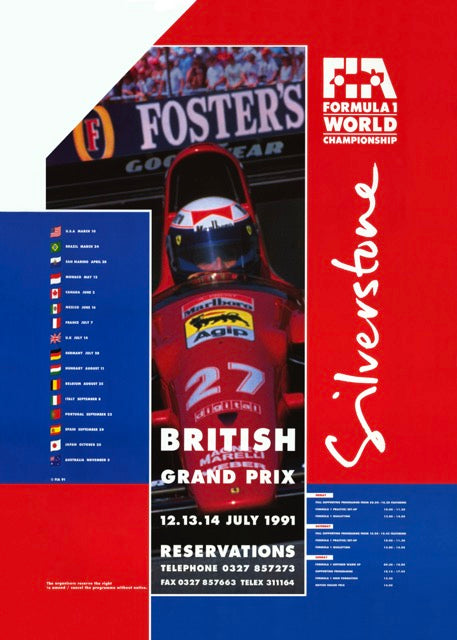 1991 Formula One British Grand Prix Silverstone