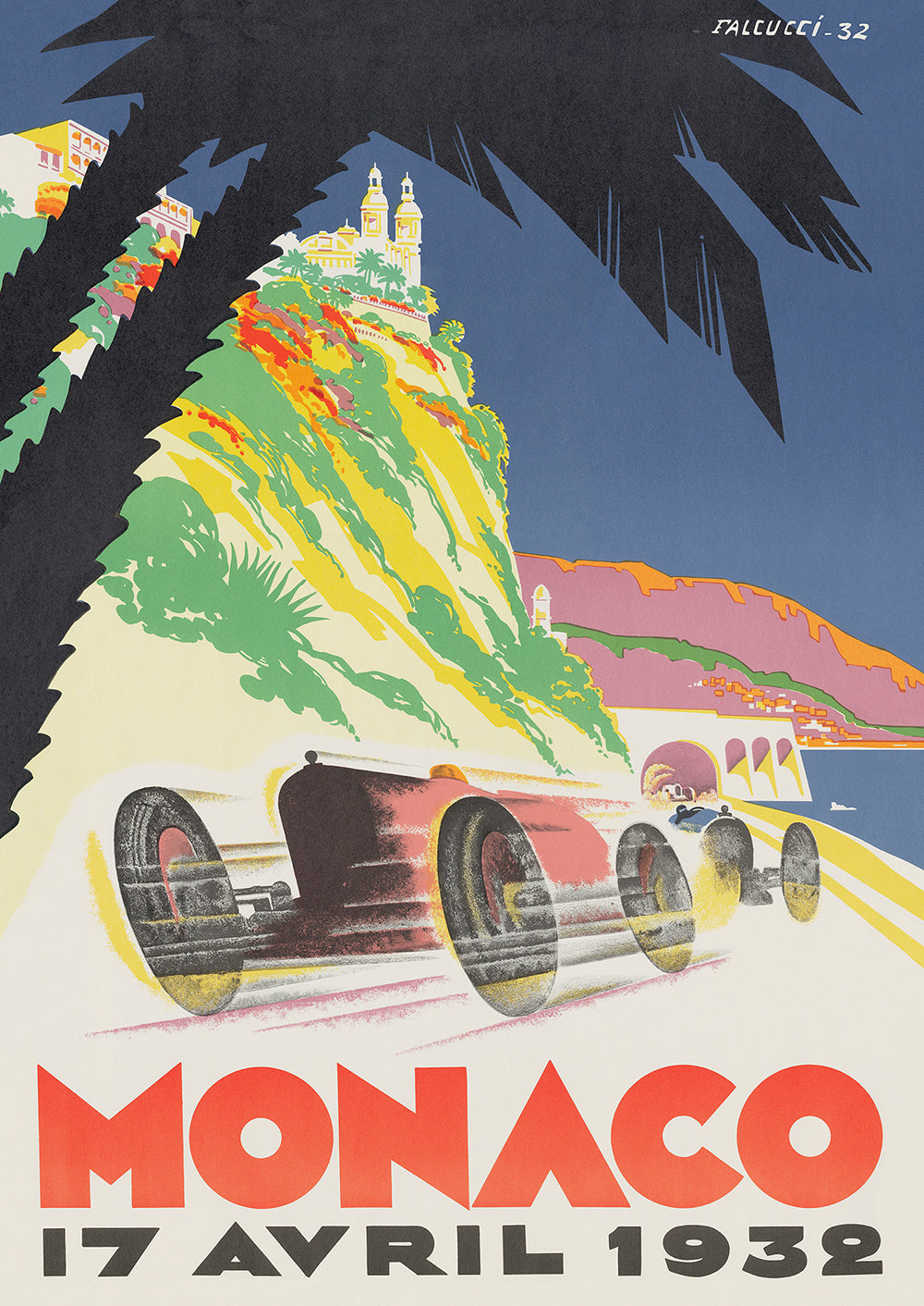 1932 Monaco Poster