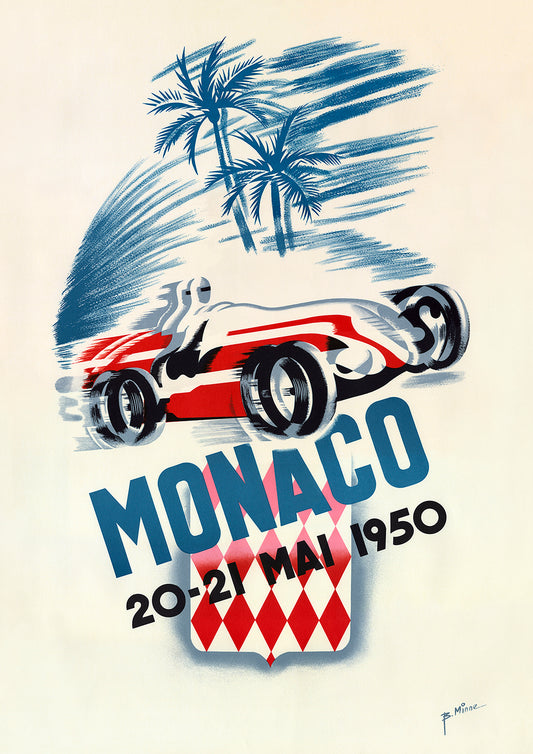 1950 Monaco Grand Prix Posters