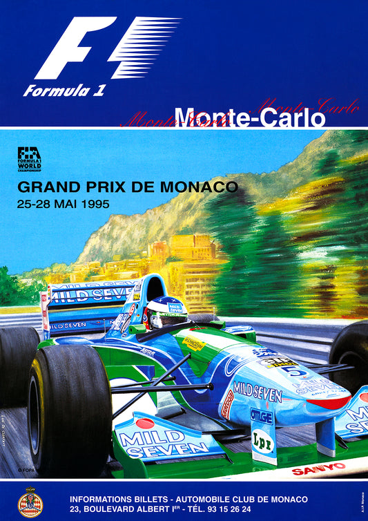 1995 Monaco Grand Posters