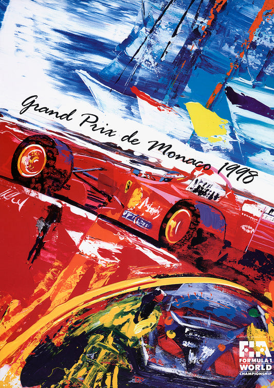1998 Monaco Grand Prix Poster
