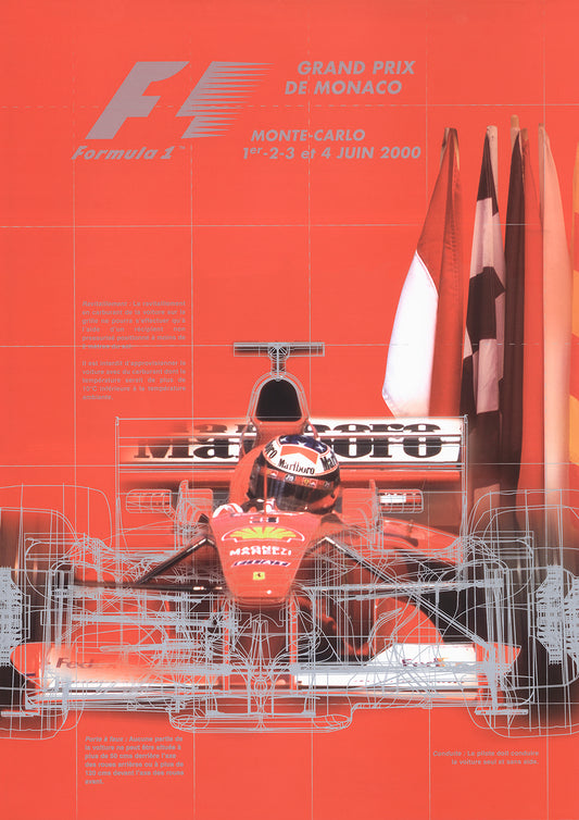 2000 Monaco Grand Prix Poster