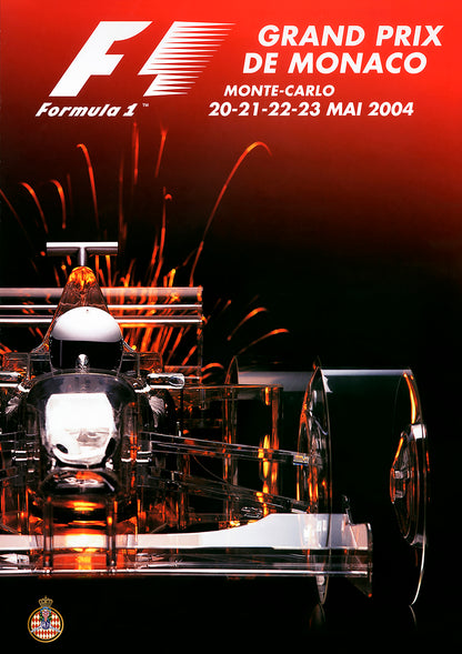 2004 Monaco Grand Prix Poster